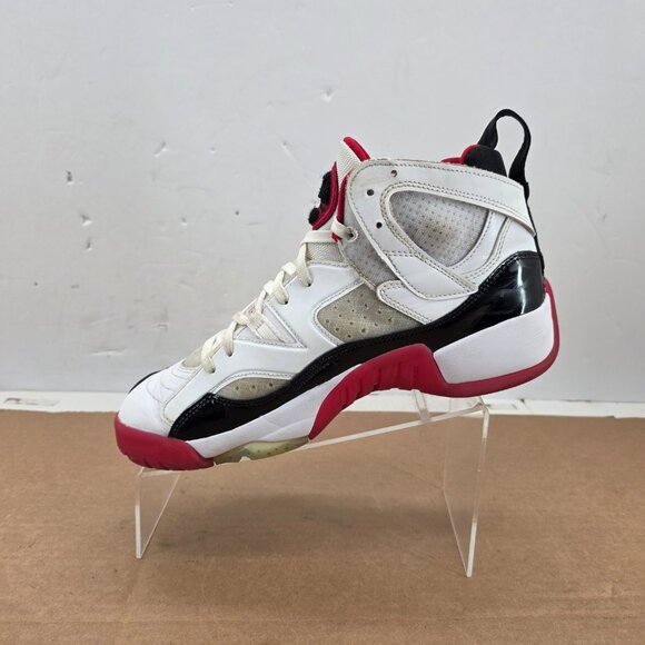 Nike Air Jordan Jumpman Two Trey, Men's Shoes White, Gym Red, Black, Size 10 - Picture 5 of 15